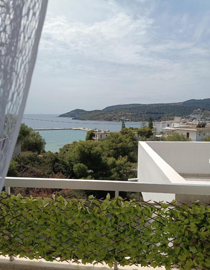 Meltemi Apartments Agia Marina  Bagian luar foto