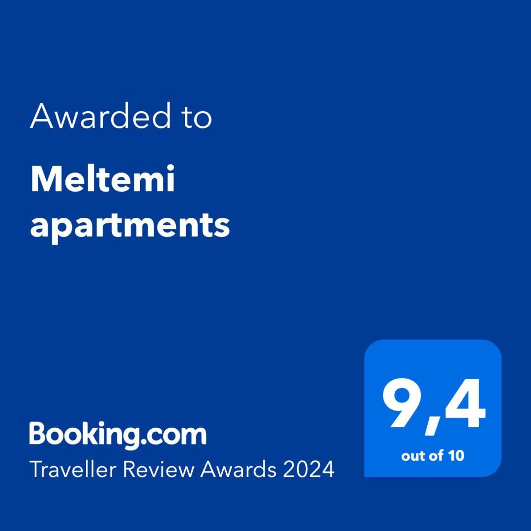 Meltemi Apartments Agia Marina  Bagian luar foto